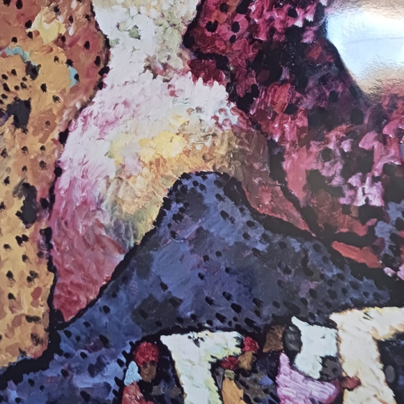 Kandinsky Vintage 1988 Expressionist Lithograph Blue Mountain Printed in Canada - Picture 4 of 9